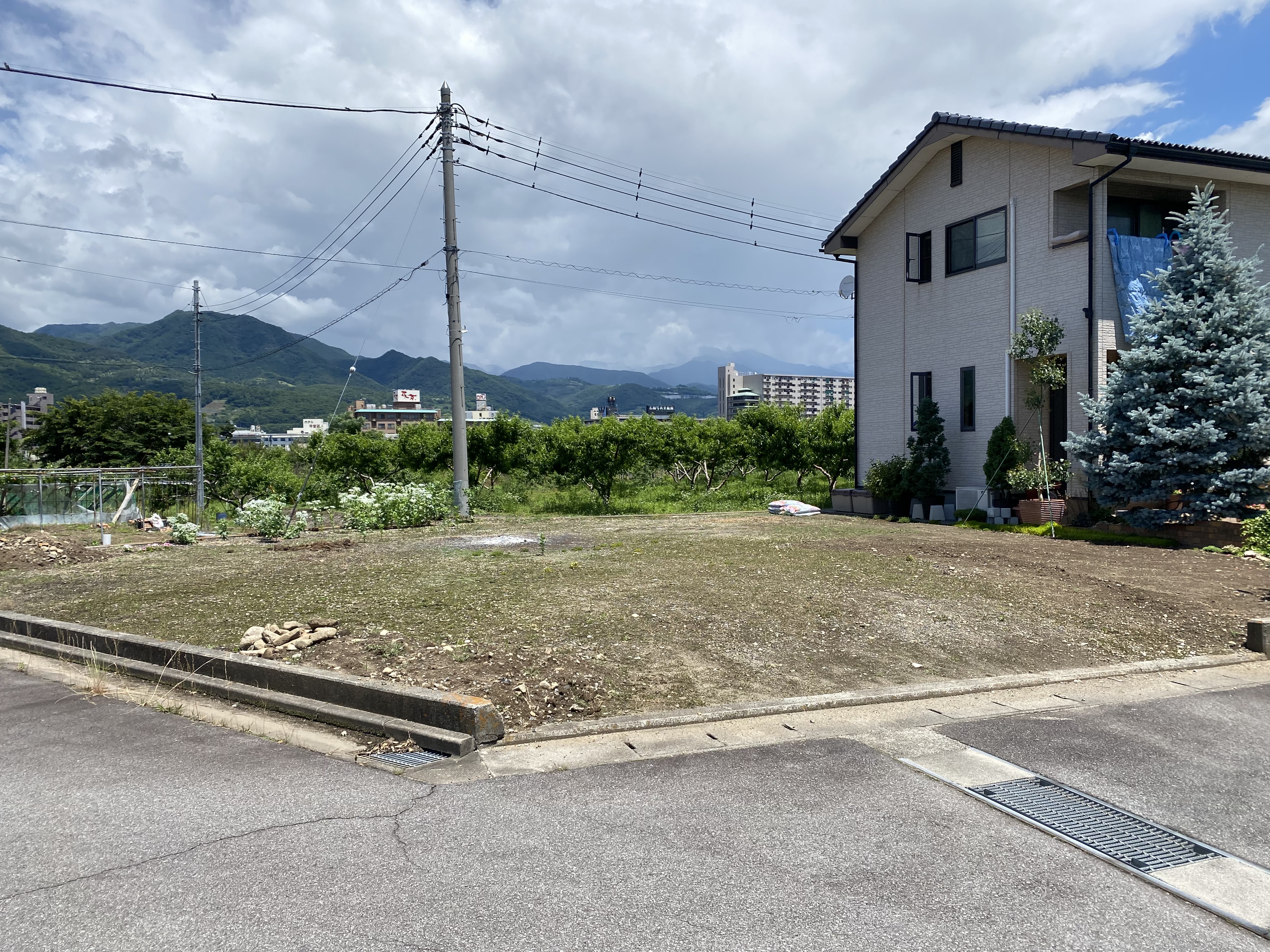 笛吹市石和町川中島 売地No1