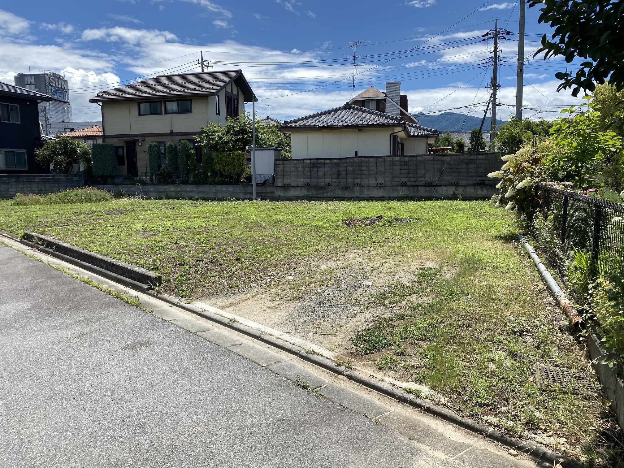 笛吹市石和町川中島 売地No6